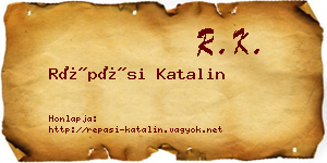 Répási Katalin névjegykártya